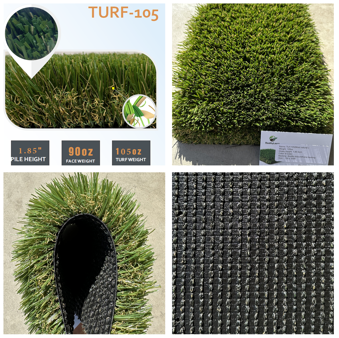 ARTIFICIAL GRASS TURF 105OZ-A